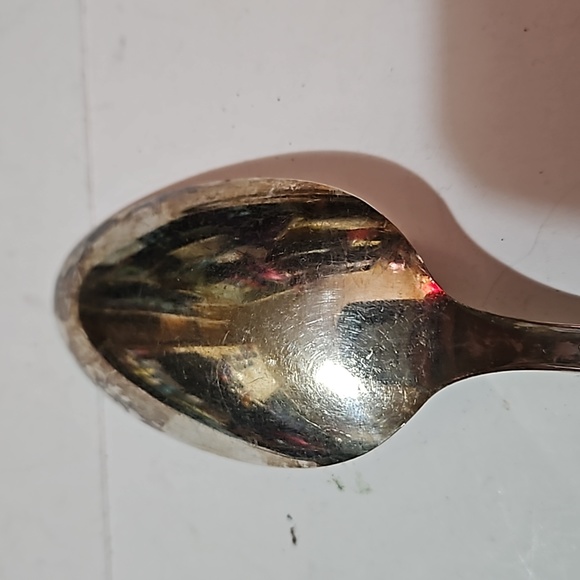 Wm Rogers Mfg Co Magnolia/Inspiration Silverplate Flatware Pie Server and spoon - Picture 9 of 12